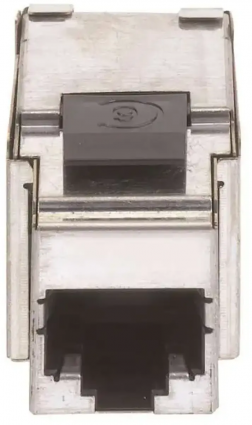 Фотография товара 'Simon CJ645UF Разъем проходной RJ45 Cat.6 UTP'