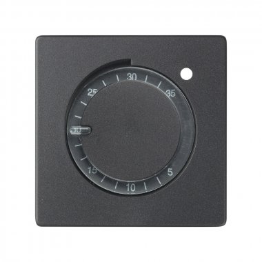 Фотография товара 'Simon 82505-38 Накладка для мех.термостата, графит, S82'