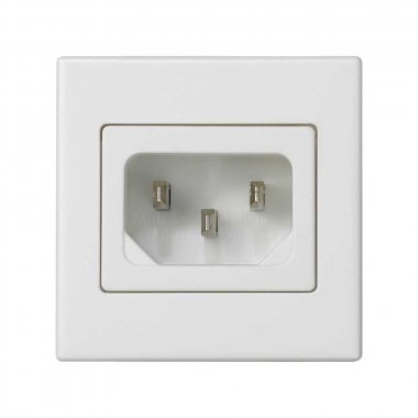 Фотография товара 'Simon K305A-9 Розетка IEC320 "папа", белый, K45, Connect'