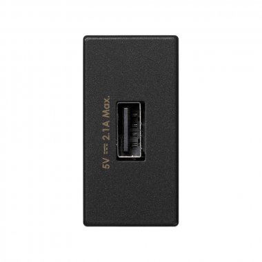 Фотография товара 'Simon K126D-14 Зарядное устройство узкое USB A 10W, 230В'