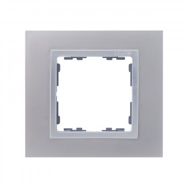 Фотография товара 'Simon 82917-33 Рамка на 1 пост, металл, алюминий/алюминий, S82N'