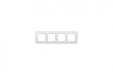 Фотография товара 'Simon 8200640-200 Рамка на 4 поста, белый/черный, S82D'