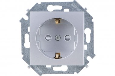Фотография товара 'Simon 1591443-033 Розетка со шторками Schuko 2Р+Е, 16A 250В'