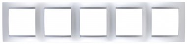 Фотография товара 'Simon 1500650-033 Рамка на 5 постов, алюминий, S15'