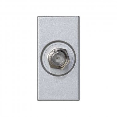 Фотография товара 'Simon K102C-8 Розетка узкая SAT, алюминий, K45, Connect'