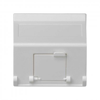 Фотография товара 'Simon K80-9 Накладка наклонная на 1 разъем RJ45 со шторкой'