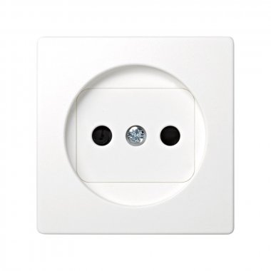 Фотография товара 'Simon 73040-60 Накладка со шторками для розетки без заземления 2Р'