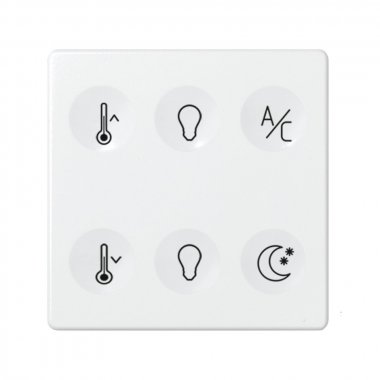 Фотография товара 'Simon 8000665-030 Сенсорная 6-кн панель, Т3 маркировка'