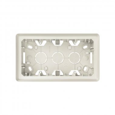 Фотография товара 'Simon 8200760-031 Коробка подъемная на 2 поста, сл.кость, S82D'