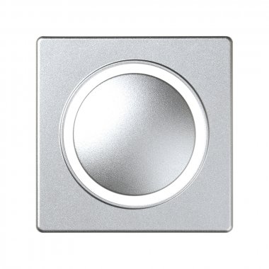 Фотография товара 'Simon 82034-93 Клавиша для кноп.светорег-ра и вспом.мех-ма, мат.алюминий, S82D'