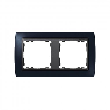 Фотография товара 'Simon 82822-32 Рамка на 2 поста, графит/графит, S82'