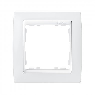 Фотография товара 'Simon 82610-30 Рамка на 1 пост, белый/белый, S82'