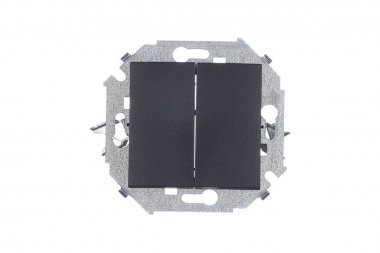 Фотография товара 'Simon 1591397-038 Двухклавишный переключатель (проходной), 16AX 250В'