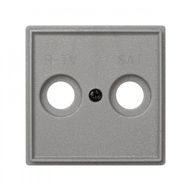 Фотография товара 'Simon 2705097-063 Накладка для розетки R-TV+SAT с пикт."R-TV SAT", IK07'