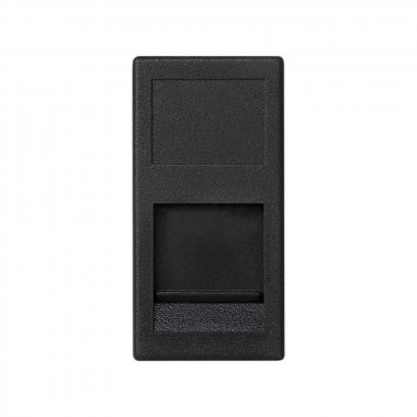 Фотография товара 'Simon KA76-14 Накладка узкая прямая на 1 разъем RJ45 со шторкой'