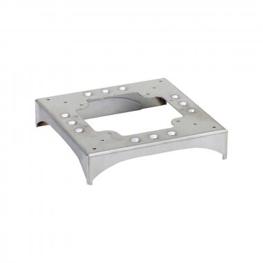 Фотография товара 'Simon KTA8229-8 Распределительный цоколь стальной с перф. 2 х 85x18мм и 2 х 130x18мм'