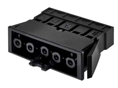 Фотография товара 'Simon CR5001-14 Разъем "мама" встраиваемый, 5 контактов, безвинт., графит, QC'