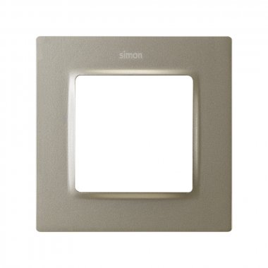 Фотография товара 'Simon 8200617-094 Рамка на 1 пост, мат.шампань, S82C'