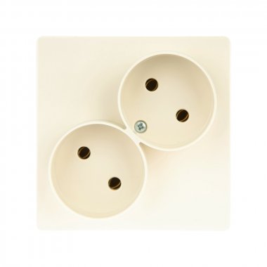 Фотография товара 'Simon 2450457-031 Розетка двойная 2x2Р, 16A 250В'