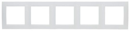 Фотография товара 'Simon 1500650-030 Рамка на 5 постов, белый, S15'
