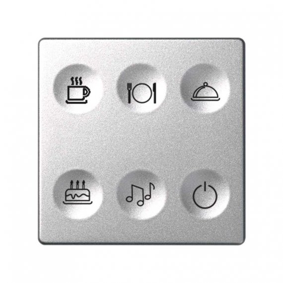 Фотография товара 'Simon 8000664-093 Сенсорная 6-кн панель, Т2 маркировка'