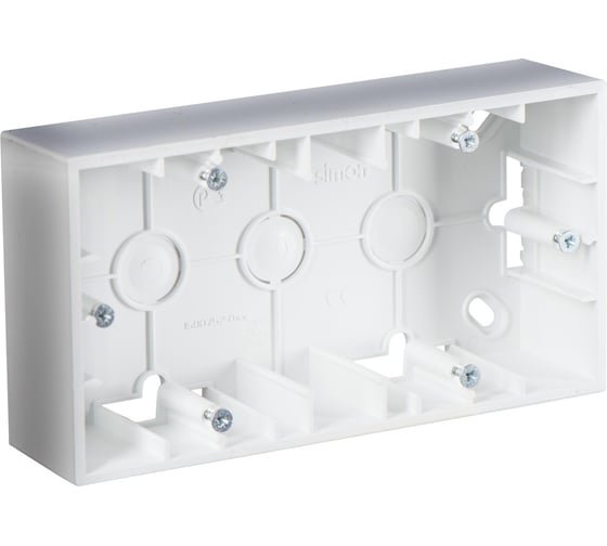 Фотография товара 'Simon 1590752-033 Коробка подъемная на 2 поста, алюминий, S15'