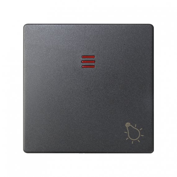 Фотография товара 'Simon 82016-38 Клавиша для вык-ля с подсв. и пикт."Свет", графит, S82'