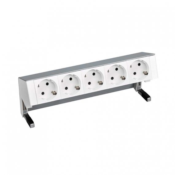 Фотография товара 'Simon 42505000-133 Настольный x5 розеточный блок, 5x2P+E'