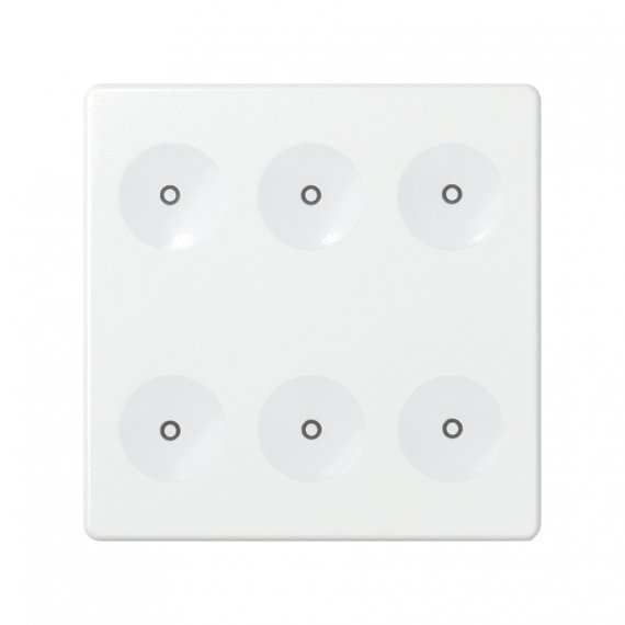 Фотография товара 'Simon 8000661-030 Сенсорная 6-кн панель, без маркировки'