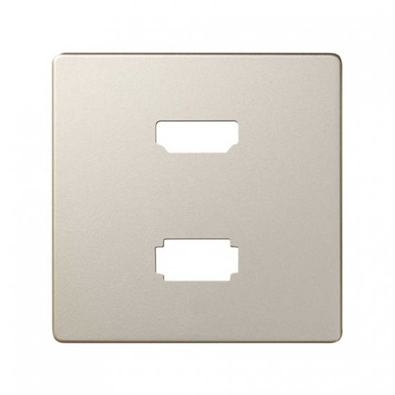 Фотография товара 'Simon 8201095-034 Накладка для розетки HDMI+USB 2.0, шампань, S82'