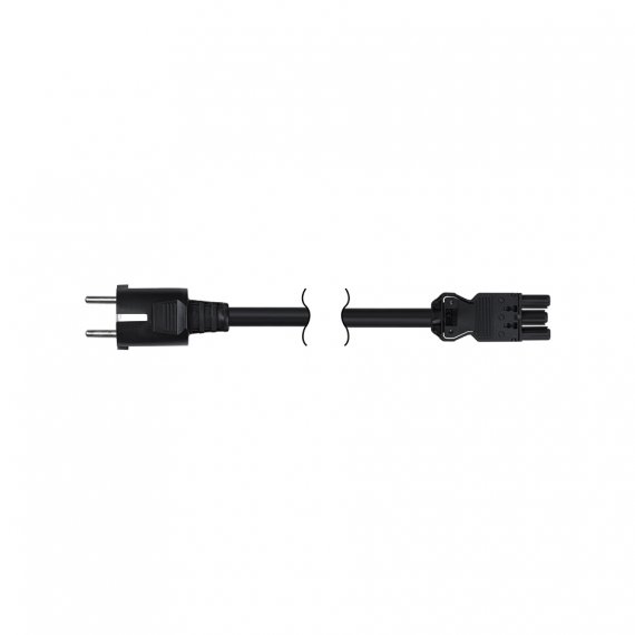 Фотография товара 'Simon CR1020-14 Кабель 2м 3x1,5мм "мама - вилка Schuko" 2P+E, графит, QC'