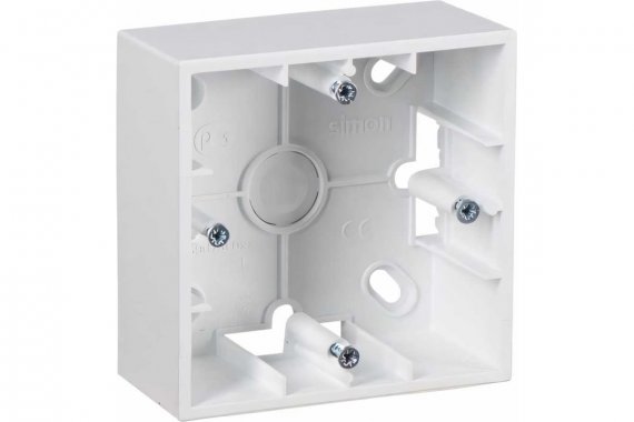 Фотография товара 'Simon 1590751-030 Коробка подъемная на 1 пост, белый, S15'
