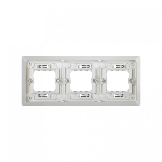 Фотография товара 'Simon 4400630-035 Монтажное основание на 3 поста, встраив.горизонт.монтаж'