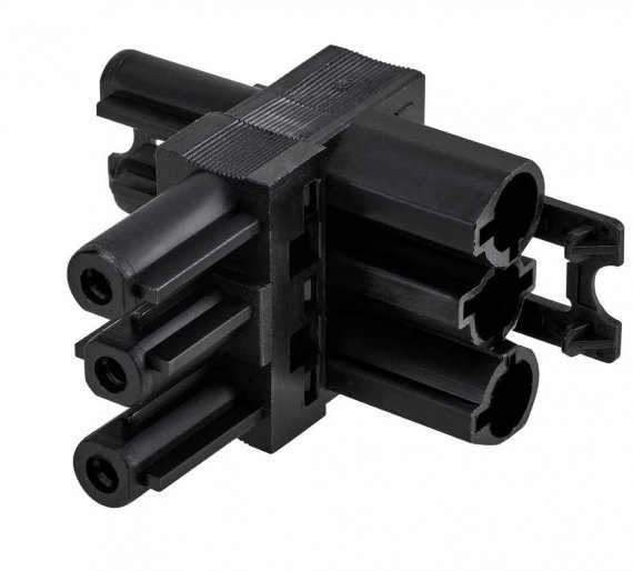 Фотография товара 'Simon CR7312-14 Соединитель "1 папа - 2 мамы", 2P+E, графит, QC'