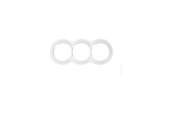 Фотография товара 'Simon 88630-30 Рамка на 3 поста, белый, S88'