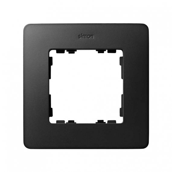 Фотография товара 'Simon 8200610-198 Рамка на 1 пост, мат.черный/черный, S82D'