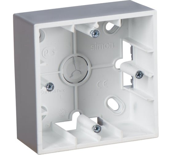 Фотография товара 'Simon 1590751-033 Коробка подъемная на 1 пост, алюминий, S15'