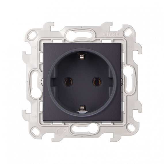 Фотография товара 'Simon 2450434-038 Розетка Schuko 2Р+Е, 16A 250В'