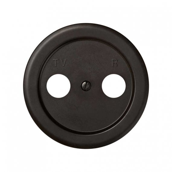 Фотография товара 'Simon 88053-32 Накладка для розетки R-TV+SAT с пикт."TV R", коричневый, S88'