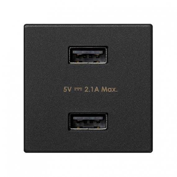 Фотография товара 'Simon K126E-14 Зарядное устройство USB A+A 10W, 230В'