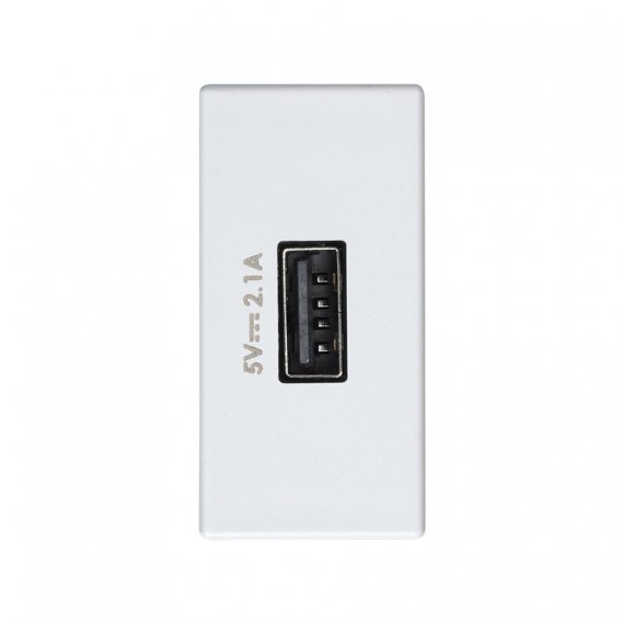 Фотография товара 'Simon 2701097-030 Зарядное устройство USB узкое 10W, 230В'