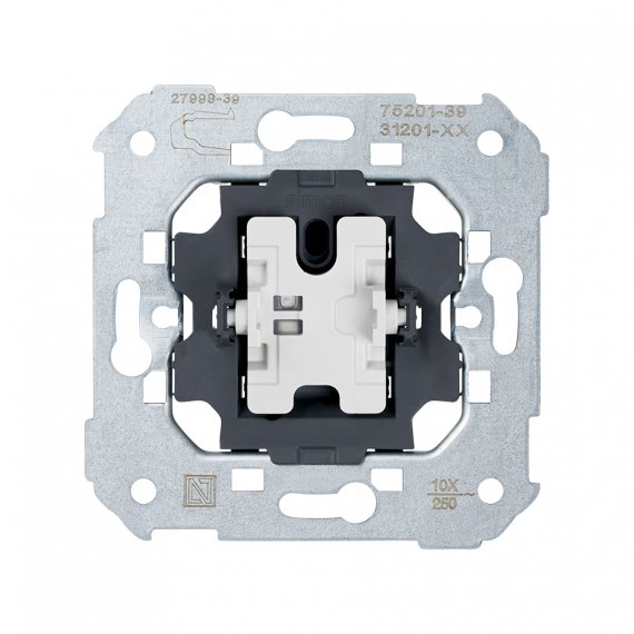 Фотография товара 'Simon 75201-39 Переключатель (проходной), 10AX 250В~, S75'