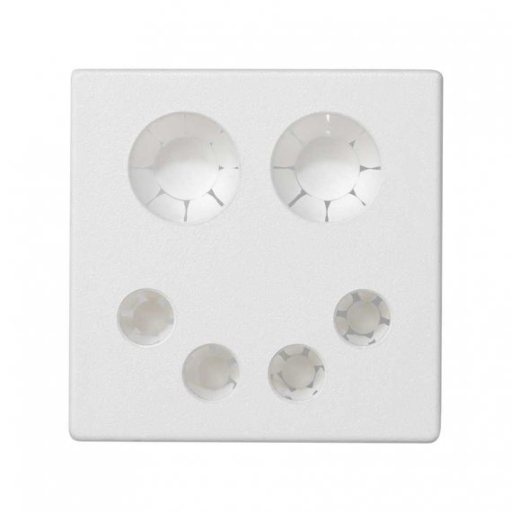 Фотография товара 'Simon K20-9 Вставка для ввода/вывода кабелей 2xØ13 мм и 4xØ6 мм'