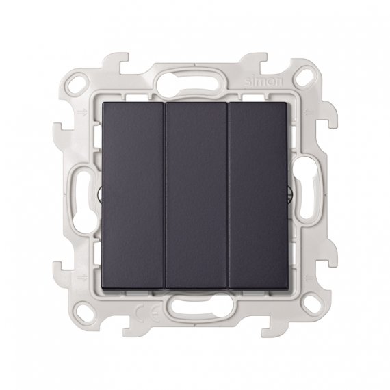 Фотография товара 'Simon 2450391-038 Трехклавишный выключатель, 10AX 250В'