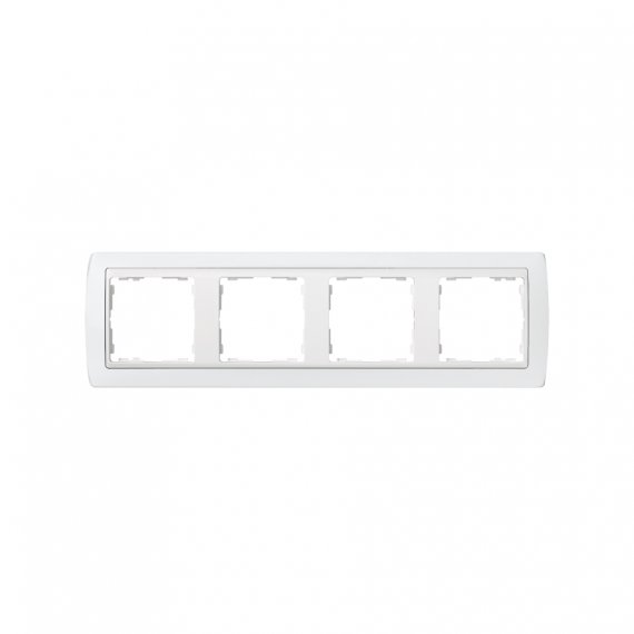 Фотография товара 'Simon 82640-30 Рамка на 4 поста, белый/белый, S82'