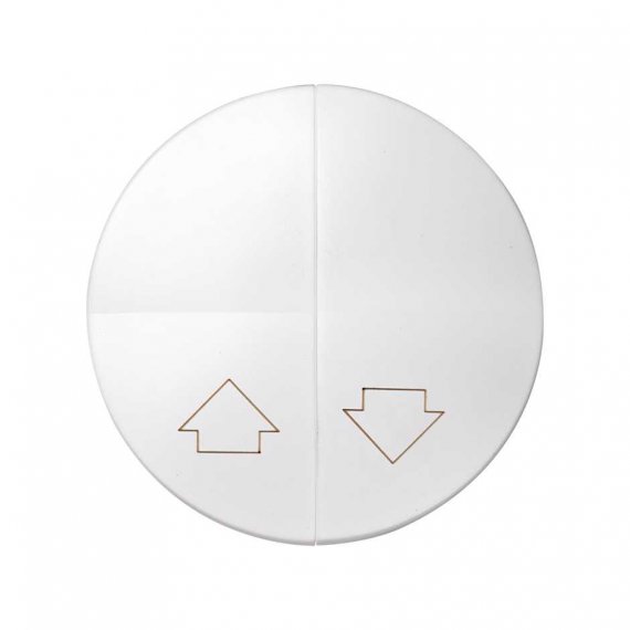 Фотография товара 'Simon 88028-30 Клавиша двойная для выкл-ля жалюзи с блокировкой и пикт."Стрелки"'