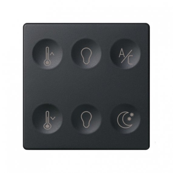 Фотография товара 'Simon 8000665-038 Сенсорная 6-кн панель, Т3 маркировка'