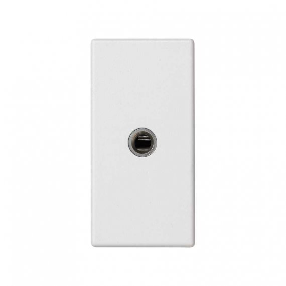 Фотография товара 'Simon K123B-9 Розетка узкая Mini-Jack 3,5мм, белый, K45, Connect'