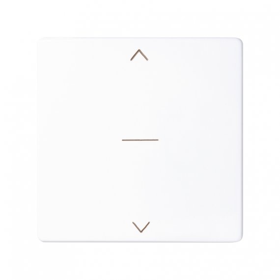 Фотография товара 'Simon 82033-30 Клавиша для трехпозиционного выкл-ля жалюзи с пикт."Стрелки", белый, S82 Detail'