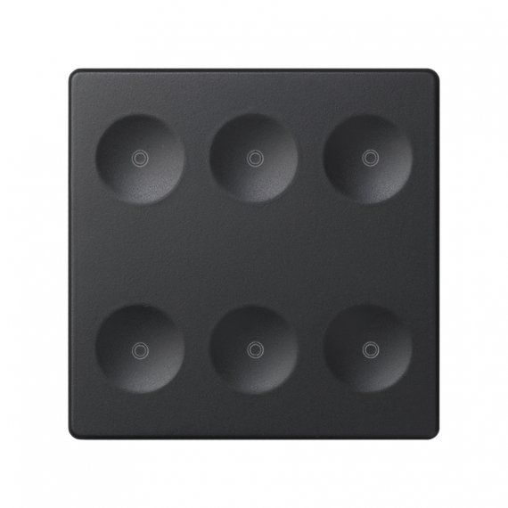 Фотография товара 'Simon 8000661-038 Сенсорная 6-кн панель, без маркировки'